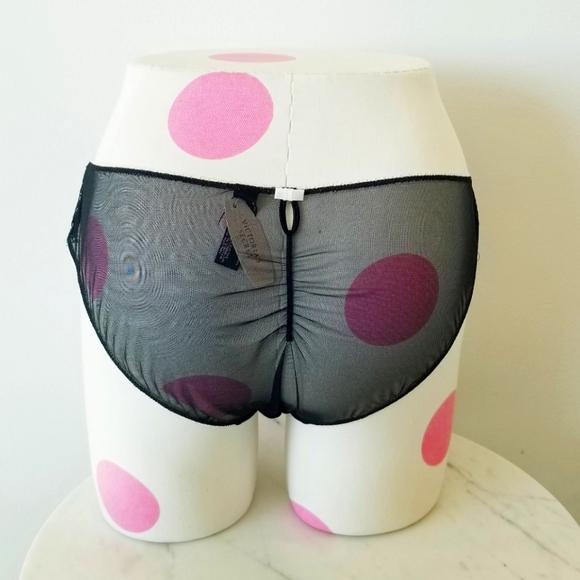 Victoria's Secret Vintage Sexy little Things Rhinestone Crystal Keyhole PantyNWT - Picture 7 of 16